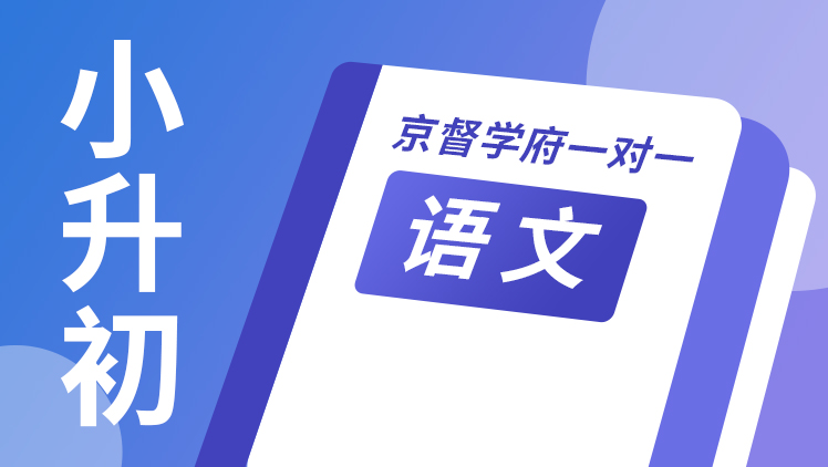 京督学府一对一【小升初语文】
