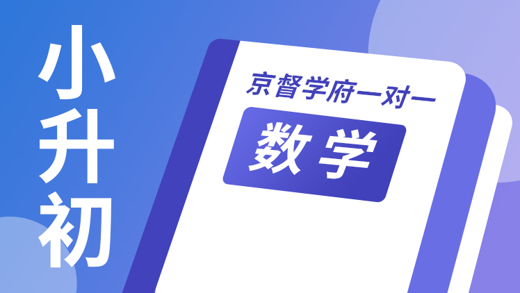 京督学府一对一【小升初数学】
